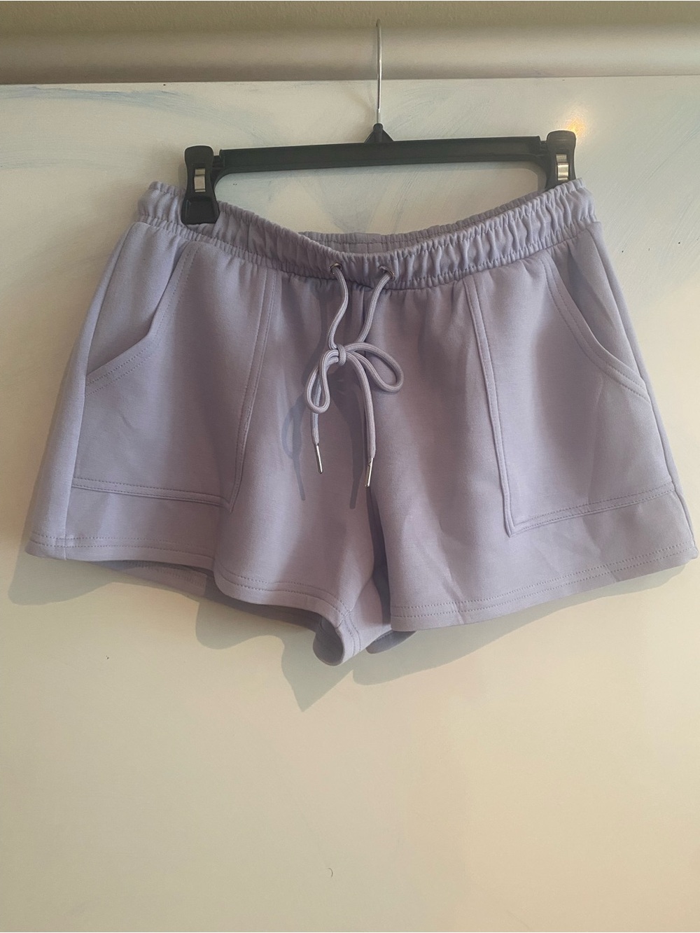 Women’s Lavender Drawstring Lounge Shorts